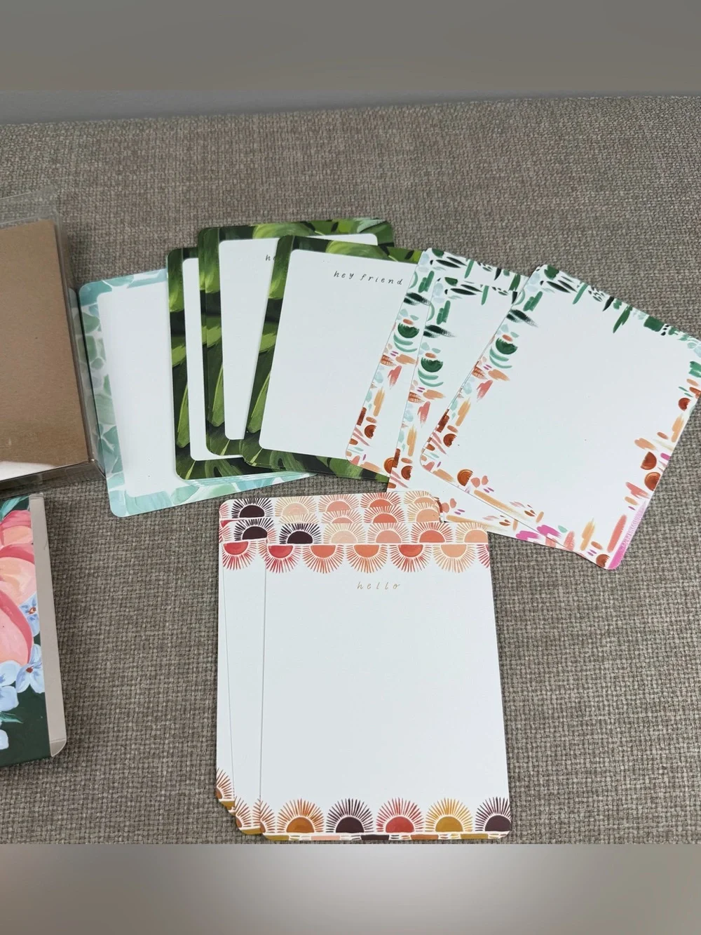 Large Lot of One Canoe Two 1canoe2 Greeting Cards Stationary States Thank You